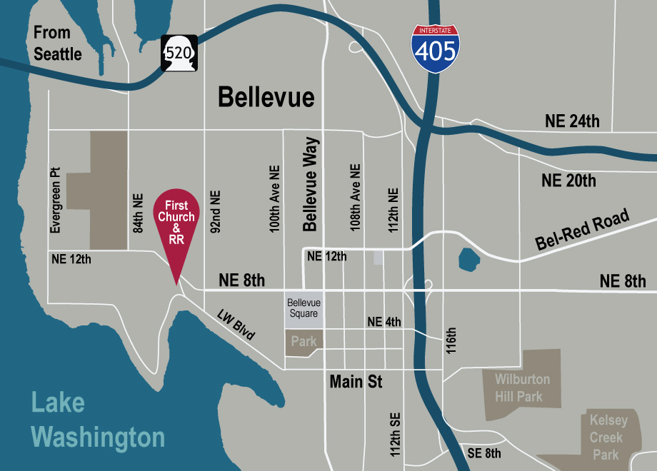 map of Bellevue